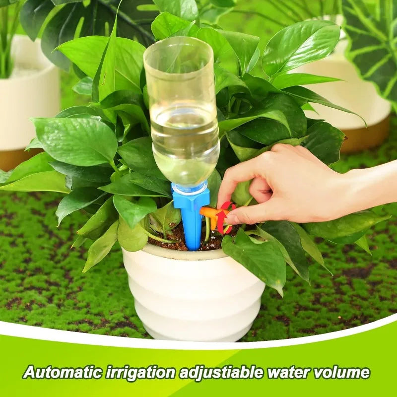 Système d'Arrosage Goutte à Goutte pour Plantes d'Intérieur